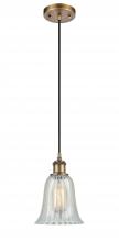 Innovations Lighting 516-1P-BB-G2811 - Hanover - 1 Light - 6 inch - Brushed Brass - Cord hung - Mini Pendant