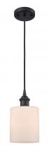 Innovations Lighting 516-1P-BK-G111 - Cobbleskill - 1 Light - 5 inch - Matte Black - Cord hung - Mini Pendant