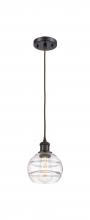 Innovations Lighting 516-1P-OB-G556-6CL - Rochester - 1 Light - 6 inch - Oil Rubbed Bronze - Cord hung - Mini Pendant