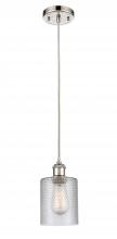 Innovations Lighting 516-1P-PN-G112 - Cobbleskill - 1 Light - 5 inch - Polished Nickel - Cord hung - Mini Pendant