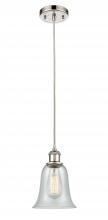 Innovations Lighting 516-1P-PN-G2812 - Hanover - 1 Light - 6 inch - Polished Nickel - Cord hung - Mini Pendant