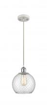 Innovations Lighting 516-1P-WPC-G122-8CSN - Farmhouse Chicken Wire 1 Light Mini Pendant