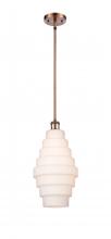 Innovations Lighting 516-1S-AC-G671-8 - Cascade - 1 Light - 8 inch - Antique Copper - Mini Pendant