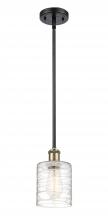 Innovations Lighting 516-1S-BAB-G1113 - Cobbleskill - 1 Light - 5 inch - Black Antique Brass - Mini Pendant