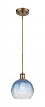 Innovations Lighting 516-1S-BB-G483-8SB - Brookhaven Globe - 1 Light - 8 inch - Brushed Brass - Stem hung - Mini Pendant