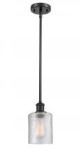 Innovations Lighting 516-1S-BK-G112 - Cobbleskill - 1 Light - 5 inch - Matte Black - Mini Pendant