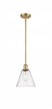 Innovations Lighting 516-1S-SG-GBC-84 - Berkshire - 1 Light - 8 inch - Satin Gold - Mini Pendant