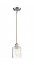 Innovations Lighting 516-1S-SN-G1113 - Cobbleskill - 1 Light - 5 inch - Brushed Satin Nickel - Mini Pendant