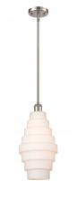 Innovations Lighting 516-1S-SN-G671-8 - Cascade - 1 Light - 8 inch - Brushed Satin Nickel - Mini Pendant