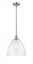 Innovations Lighting 516-1S-SN-GBD-124 - Bristol - 1 Light - 12 inch - Brushed Satin Nickel - Mini Pendant