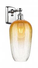 Innovations Lighting 516-1W-PC-G484-7AM - Brookhaven Flute - 1 Light - 7 inch - Polished Chrome - Sconce