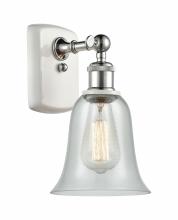 Innovations Lighting 516-1W-WPC-G2812 - Hanover - 1 Light - 6 inch - White Polished Chrome - Sconce