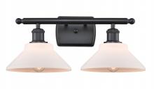 Innovations Lighting 516-2W-BK-G131 - Orwell - 2 Light - 18 inch - Matte Black - Bath Vanity Light