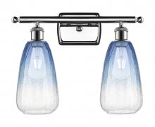 Innovations Lighting 516-2W-PC-G480-6SB - Brookhaven Almond - 2 Light - 16 inch - Polished Chrome - Bath Vanity Light