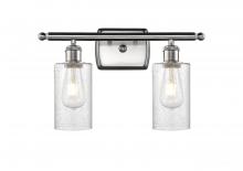 Innovations Lighting 516-2W-SN-G804 - Clymer - 2 Light - 14 inch - Brushed Satin Nickel - Bath Vanity Light