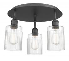 Innovations Lighting 516-3C-BK-G342 - Hadley - 3 Light - 16 inch - Matte Black - Semi-Flush Mount