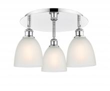 Innovations Lighting 516-3C-PC-G381 - Castile - 3 Light - 18 inch - Polished Chrome - Flush Mount