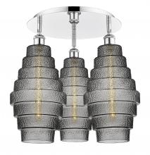 Innovations Lighting 516-3C-PC-G673-8 - Cascade - 3 Light - 20 inch - Polished Chrome - Flush Mount