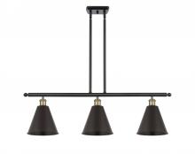 Innovations Lighting 516-3I-BAB-MBC-8-BK - Berkshire - 3 Light - 36 inch - Black Antique Brass - Cord hung - Island Light