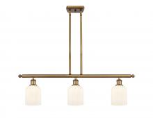 Innovations Lighting 516-3I-BB-G559-5GWH - Bridal Veil - 3 Light - 36 inch - Brushed Brass - Cord hung - Island Light