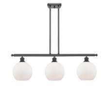 Innovations Lighting 516-3I-OB-G121-8 - Athens - 3 Light - 36 inch - Oil Rubbed Bronze - Cord hung - Island Light