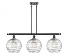 Innovations Lighting 516-3I-OB-G1213-10 - Athens Deco Swirl - 3 Light - 37 inch - Oil Rubbed Bronze - Cord hung - Island Light