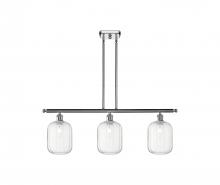 Innovations Lighting 516-3I-PC-G460-7CL - Preston Cylinder - 3 Light - 36 inch - Polished Chrome - Stem Hung - Island Light