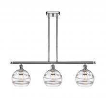 Innovations Lighting 516-3I-PC-G556-8CL - Rochester - 3 Light - 36 inch - Polished Chrome - Cord hung - Island Light