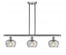 Innovations Lighting 516-3I-SN-G92 - Fenton - 3 Light - 36 inch - Brushed Satin Nickel - Cord hung - Island Light