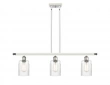 Innovations Lighting 516-3I-WPC-G342 - Hadley - 3 Light - 36 inch - White Polished Chrome - Stem hung - Island Light