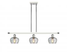 Innovations Lighting 516-3I-WPC-G92 - Fenton - 3 Light - 36 inch - White Polished Chrome - Cord hung - Island Light