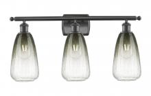 Innovations Lighting 516-3W-OB-G480-6SL - Brookhaven Almond - 3 Light - 26 inch - Oil Rubbed Bronze - Bath Vanity Light