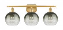 Innovations Lighting 516-3W-SG-G483-8SL - Brookhaven Globe - 3 Light - 28 inch - Satin Gold - Bath Vanity Light