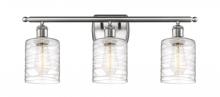 Innovations Lighting 516-3W-SN-G1113 - Cobbleskill - 3 Light - 25 inch - Brushed Satin Nickel - Bath Vanity Light