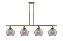 Innovations Lighting 516-4I-AB-G1213-8SM - Athens Deco Swirl - 4 Light - 48 inch - Antique Brass - Cord hung - Island Light