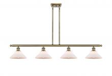 Innovations Lighting 516-4I-AB-G131 - Orwell - 4 Light - 48 inch - Antique Brass - Cord hung - Island Light