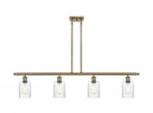 Innovations Lighting 516-4I-AB-G342 - Hadley - 4 Light - 48 inch - Antique Brass - Stem hung - Island Light