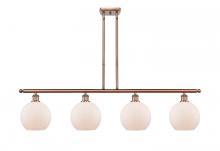 Innovations Lighting 516-4I-AC-G121-8 - Athens - 4 Light - 48 inch - Antique Copper - Cord hung - Island Light