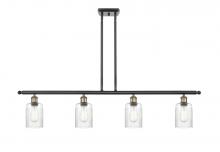 Innovations Lighting 516-4I-BAB-G342 - Hadley - 4 Light - 48 inch - Black Antique Brass - Stem hung - Island Light