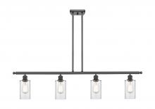 Innovations Lighting 516-4I-BK-G802 - Clymer - 4 Light - 48 inch - Matte Black - Cord hung - Island Light