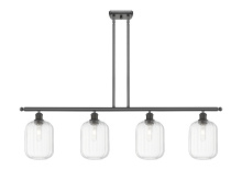Innovations Lighting 516-4I-OB-G460-7CL - Preston Cylinder - 4 Light - 48 inch - Oil Rubbed Bronze - Stem Hung - Island Light