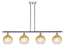Innovations Lighting 516-4I-PC-G483-8AM - Brookhaven Globe - 4 Light - 48 inch - Polished Chrome - Stem Hung - Island Light