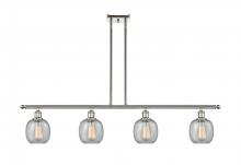 Innovations Lighting 516-4I-PN-G104 - Belfast - 4 Light - 48 inch - Polished Nickel - Stem hung - Island Light