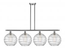 Innovations Lighting 516-4I-SN-G1213-12 - Athens Deco Swirl - 4 Light - 50 inch - Brushed Satin Nickel - Cord hung - Island Light