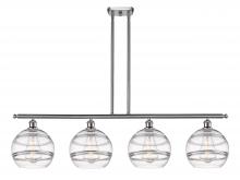 Innovations Lighting 516-4I-SN-G556-10CL - Rochester - 4 Light - 48 inch - Brushed Satin Nickel - Cord hung - Island Light