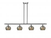 Innovations Lighting 516-4I-SN-G96 - Fenton - 4 Light - 48 inch - Brushed Satin Nickel - Stem hung - Island Light