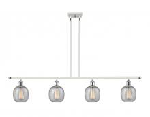 Innovations Lighting 516-4I-WPC-G104 - Belfast - 4 Light - 48 inch - White Polished Chrome - Cord hung - Island Light