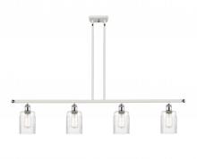Innovations Lighting 516-4I-WPC-G342 - Hadley - 4 Light - 48 inch - White Polished Chrome - Stem hung - Island Light