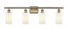 Innovations Lighting 516-4W-AB-G801 - Clymer - 4 Light - 34 inch - Antique Brass - Bath Vanity Light