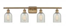 Innovations Lighting 516-4W-BB-G2511 - Caledonia - 4 Light - 35 inch - Brushed Brass - Bath Vanity Light